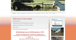Desktop Screenshot of centro-hipico.de