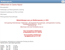Tablet Screenshot of centro-hipico.de